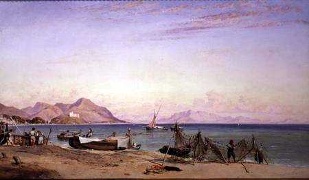 Salerno, Drying Nets from Edward William Cooke