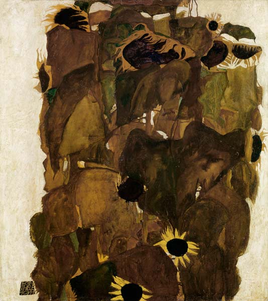 Sonnenblumen l from Egon Schiele