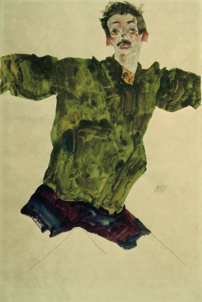 Selbstbildnis 1911 from Egon Schiele