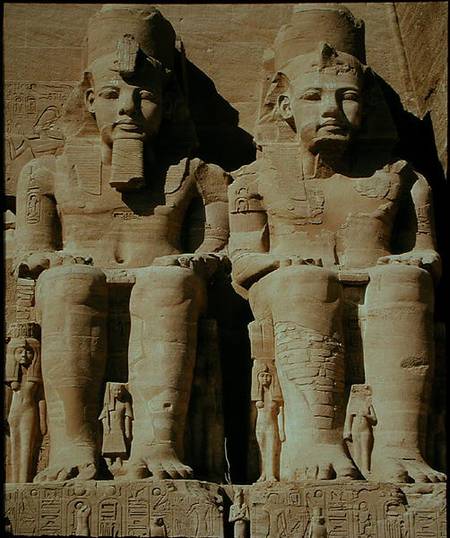Colossal statues of Ramesses II, from the Temple of Ramesses II, New Kingdom from Egyptian
