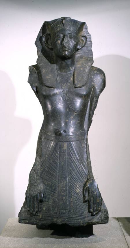 Statue of Sesostris III (1878-1843 BC) in middle age, from Deir el-Bahri, Thebes from Egyptian