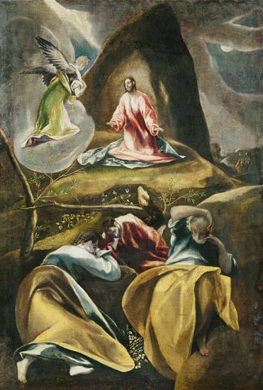Christ in the Garden of Olives from (eigentl. Dominikos Theotokopulos) Greco, El