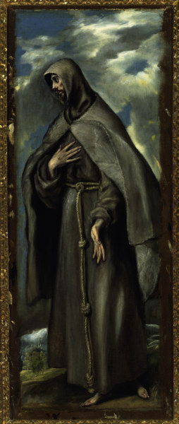 Francis of Assisi from (eigentl. Dominikos Theotokopulos) Greco, El