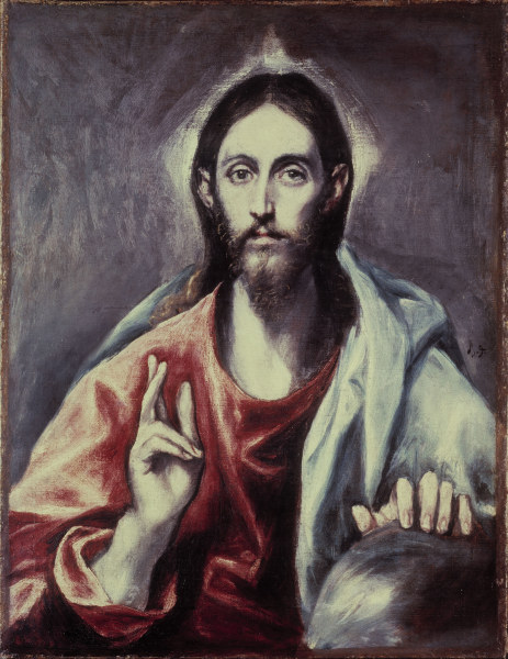 Salvator Mundi from (eigentl. Dominikos Theotokopulos) Greco, El