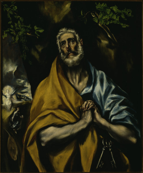 The Repentant Peter from (eigentl. Dominikos Theotokopulos) Greco, El