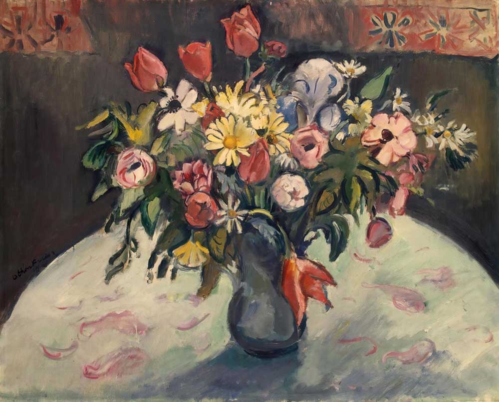 Blumen (Tulpen und Gänseblümchen) from Emile Othon Friesz