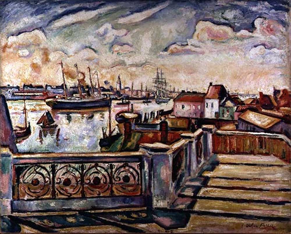 Der Hafen von Antwerpen, 1906 from Emile Othon Friesz