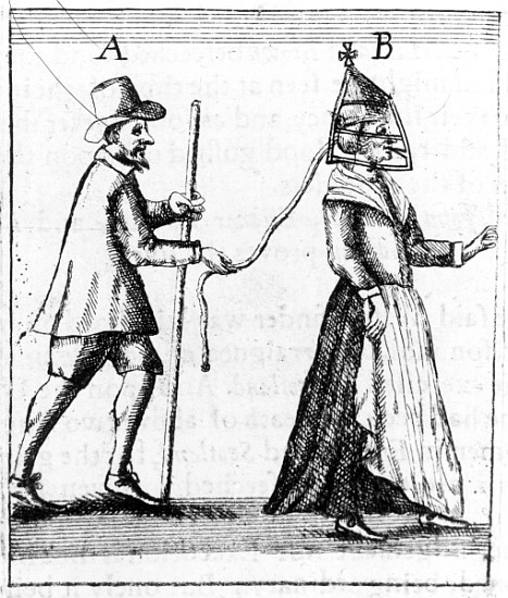 ''Scold''s Bridle'', c.1649 from English School