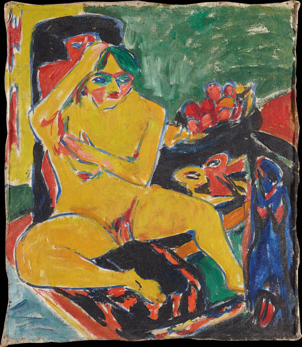 Akt im Atelier from Ernst Ludwig Kirchner