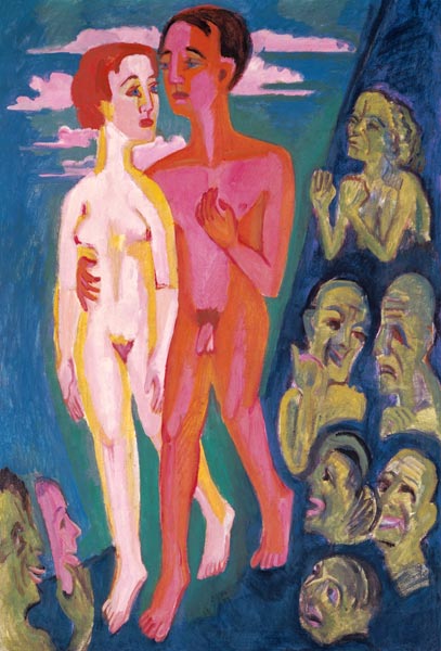 Das Paar vor den Menschen from Ernst Ludwig Kirchner