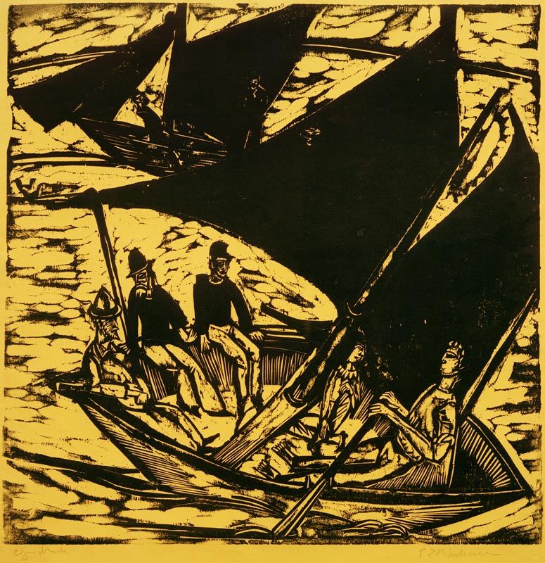 Segelboote bei Fehmarn from Ernst Ludwig Kirchner