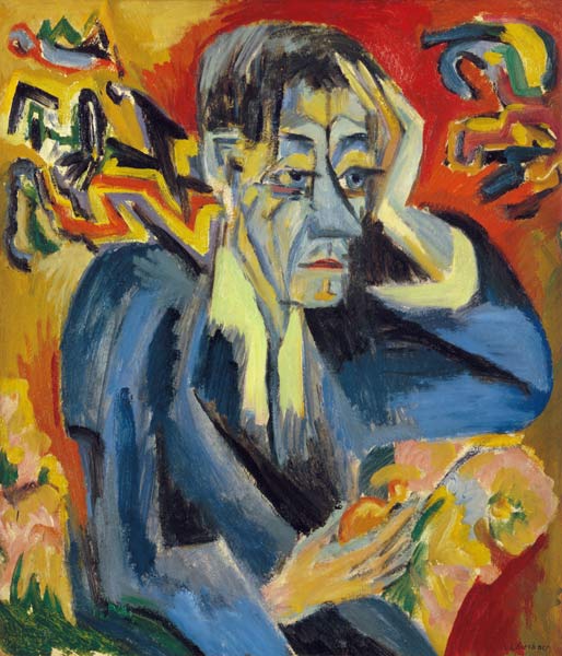 Bildnis des Dichters Leonhard Frank from Ernst Ludwig Kirchner