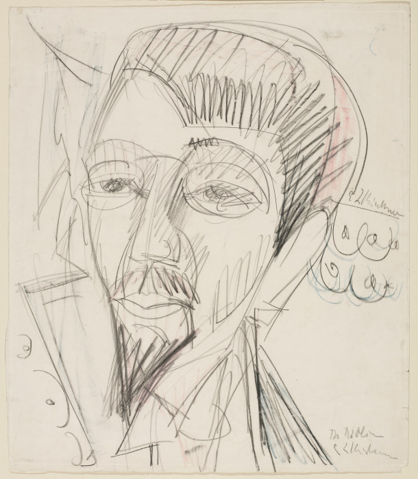Bildnis Alfred Döblin from Ernst Ludwig Kirchner