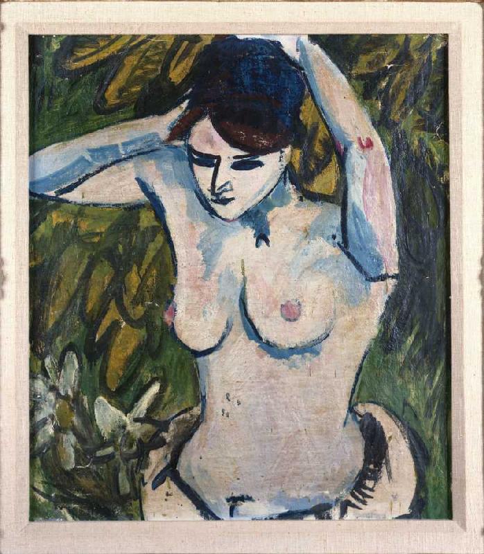 Halbakt mit erhobenen Armen from Ernst Ludwig Kirchner