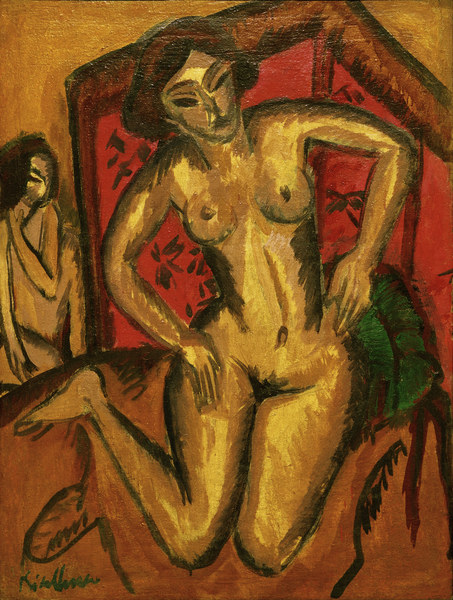 Kniender Mädchenakt from Ernst Ludwig Kirchner