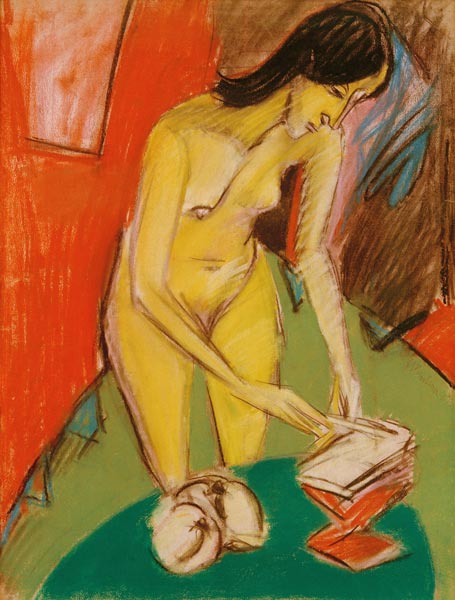 Stehender weiblicher Akt from Ernst Ludwig Kirchner