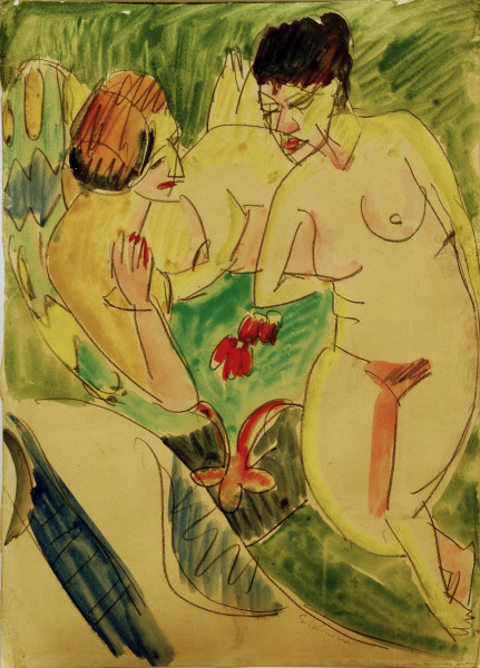 Zwei nackte Frauen from Ernst Ludwig Kirchner