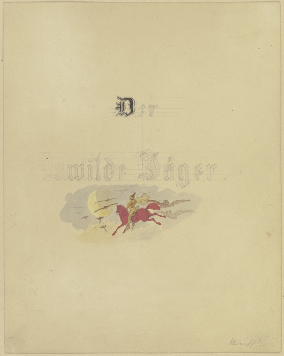 Titelblatt: Der wilde Jäger from Eugen Klimsch