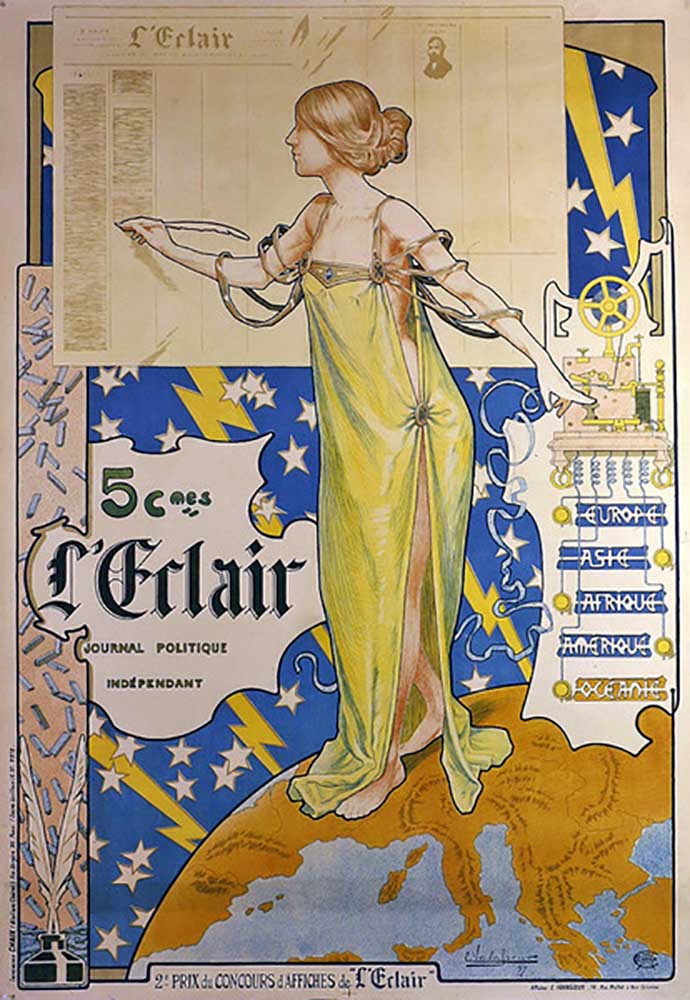 Plakat für die Zeitung Leclair, 1897 from Eugene Charles Paul Vavasseur