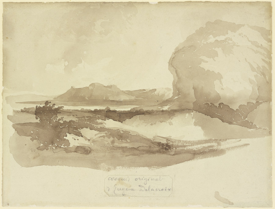 Landschaft from Eugène Delacroix