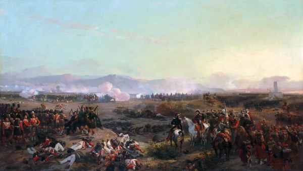 The Battle of the Alma on September 20, 1854 from Eugène Louis Lami