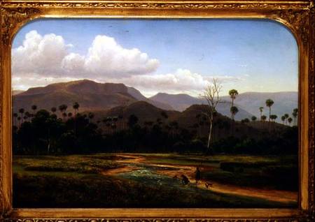 Mountain Scenery near Jamboroo, Victoria from Eugene von Guerard