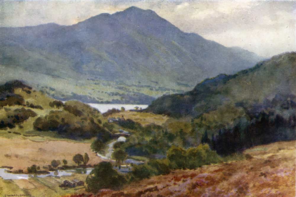 Ben Venue und Loch Achray, Trossachs from E.W. Haslehust