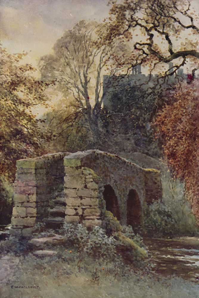 Dorothy Vernons Brücke, Haddon from E.W. Haslehust