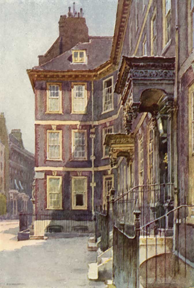 Königin Annes Gate, Westminster from E.W. Haslehust