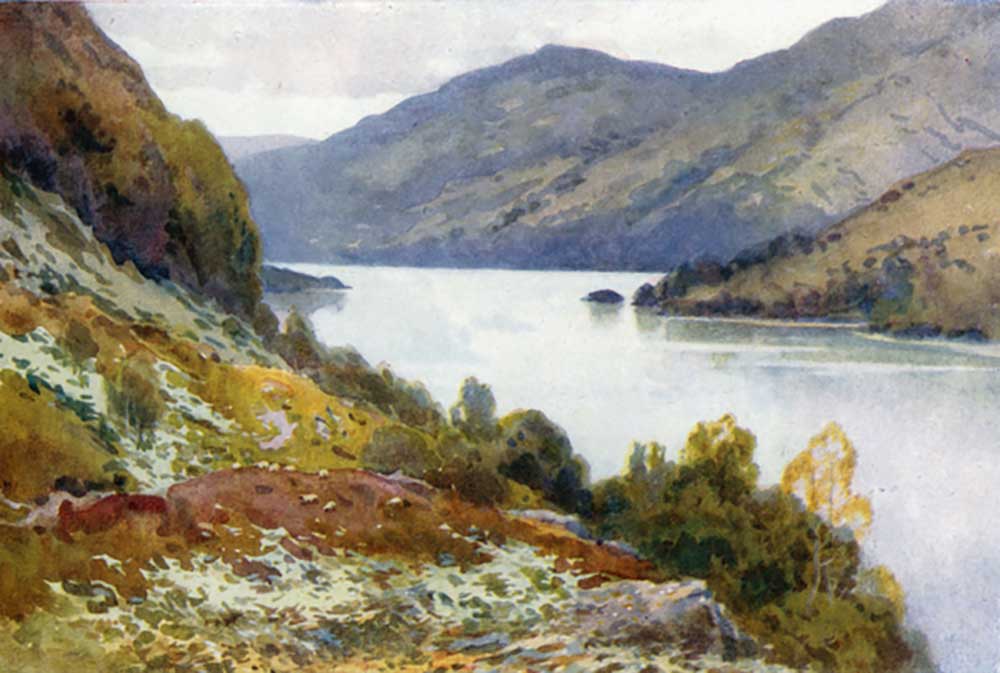 Loch Lomond aus Inversnaid from E.W. Haslehust
