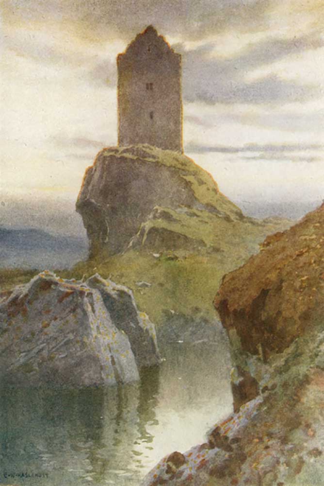 Smailholm-Turm from E.W. Haslehust