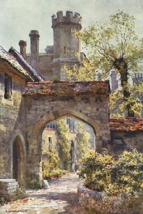 Winchester College: Das äußere Tor aus "Arcadia"