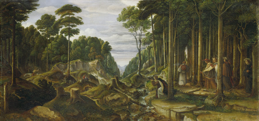 Pilgerzug im Walde from Ferdinand Olivier