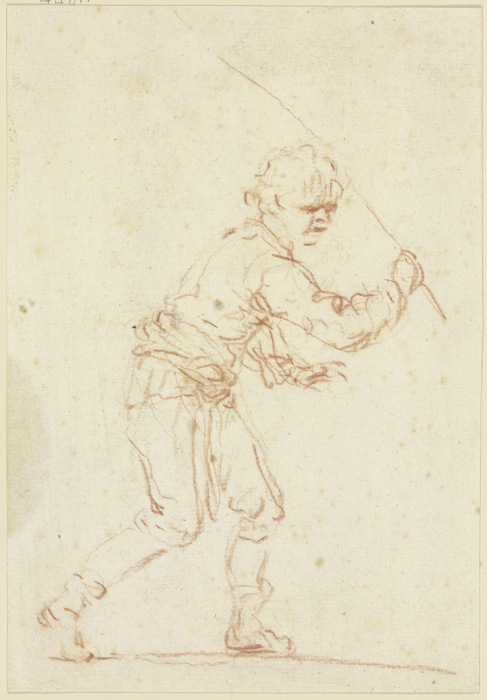 Hirtenknabe, eine Gerte in der Hand from Francesco Zuccarelli