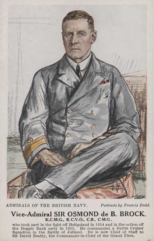 Vizeadmiral Sir Osmond de B Brock from Francis Dodd
