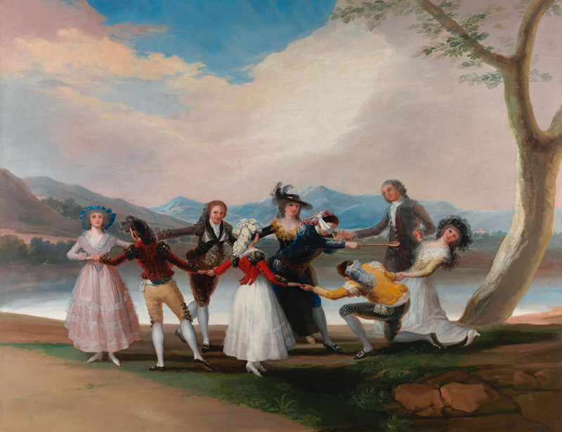 Das Blindekuhspiel from Francisco José de Goya
