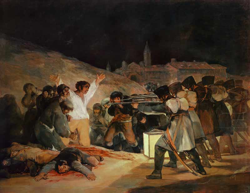 Die Erschießung der Aufständischen from Francisco José de Goya