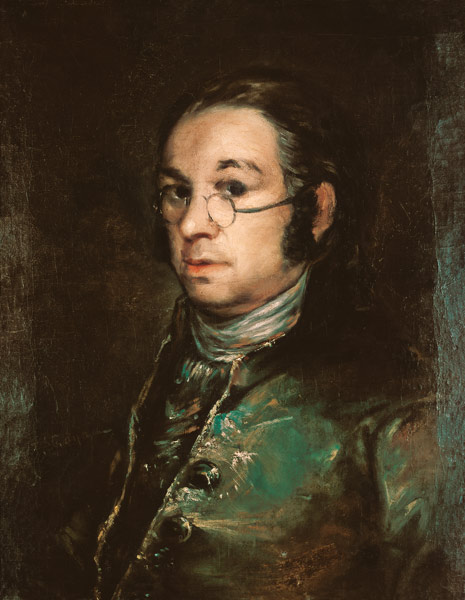 Selbstbildnis mit Brille, from Francisco José de Goya