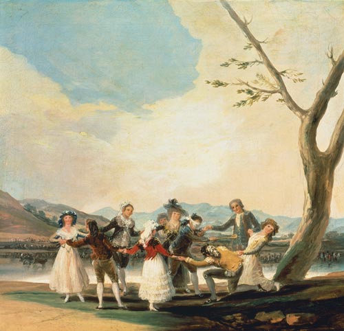 Das Blindekuhspiel from Francisco José de Goya