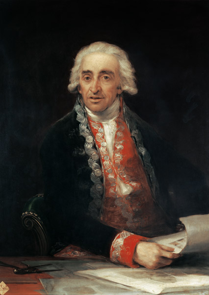 Bildnis des Juan de Villanueva. from Francisco José de Goya
