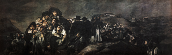 Die Wallfahrt des San Isidro (Aus den schwarzen Bildern der Quinta del Sordo) from Francisco José de Goya