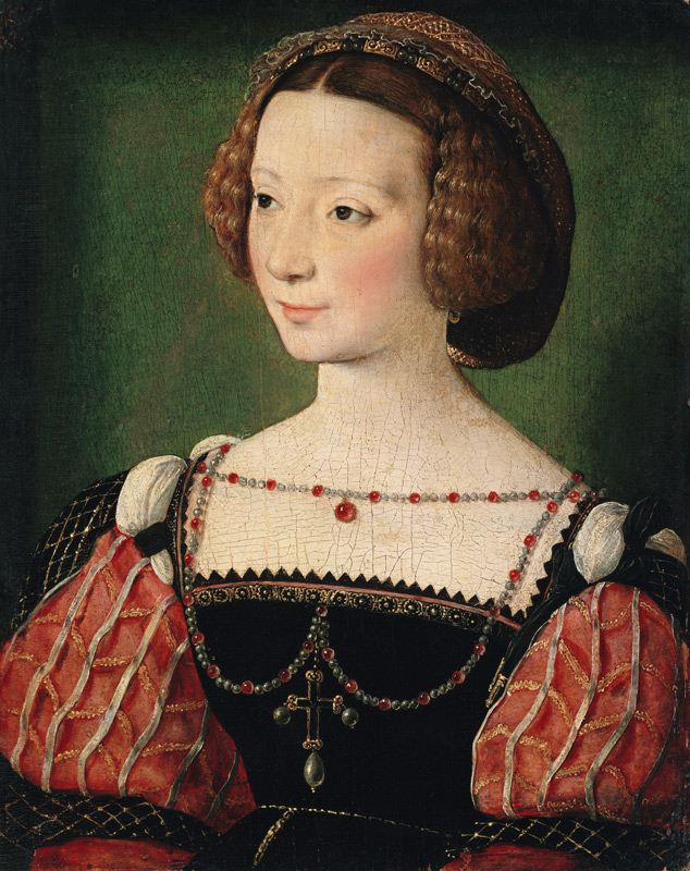Bildnis der Beatrix Pacheco, Gräfin von Montbel und Entremonts from François Clouet