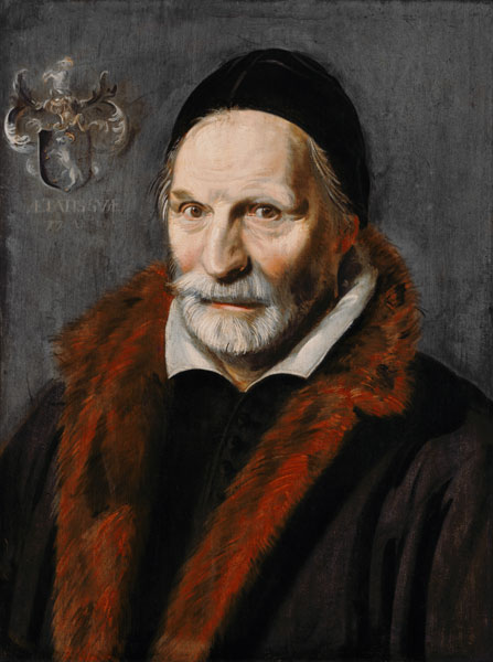 Bildnis des Jacobus Zaffius. from Frans Hals