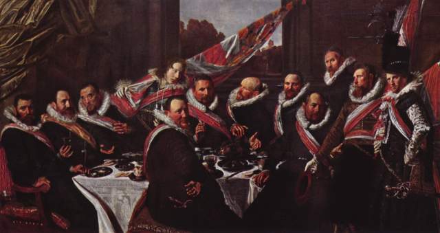 Festmahl der Offiziere der St. Jorisdoelen from Frans Hals