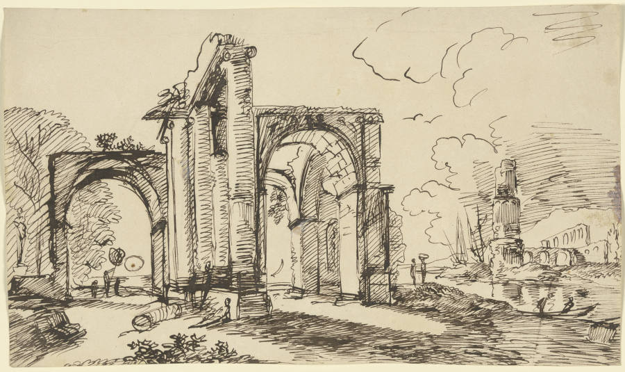 Antike Ruinen from Franz Innocenz Josef Kobell