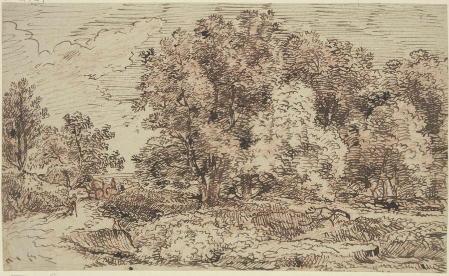 Landschaft mit hohen Bäumen from Franz Innocenz Josef Kobell