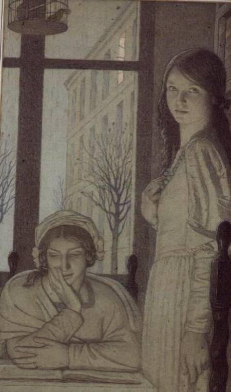 Interior - Evening, 1915 from Frederick Cayley Robinson