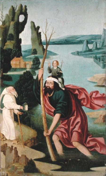 The Legend of St. Christopher from French School