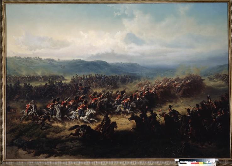 The Charge of the Light Brigade during the Battle of Balaclava from Friedrich Kaiser