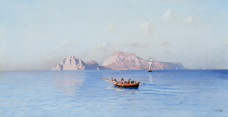 Blick auf Capri von der Nordseite from Friedrich Nerly
